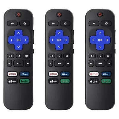 (Pack Of 3) Replacement Remote Control Only For Roku TV • $17.80