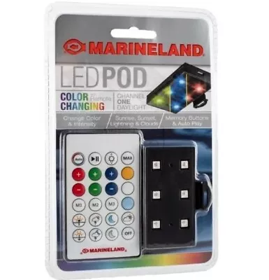 Marineland Led Pod Any Color W/ Remote Simulates- Sunrise Sunset Lighting Clouds • $20.99