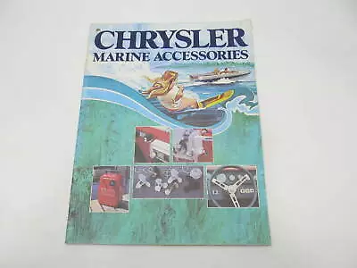 SL102 Vintage Chrysler Marine Accessories Parts Catalog 1981 • $6.95