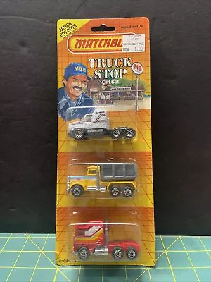 1990 Matchbox Truck Stop Gift Set Die-cast Metal Car • $29.95