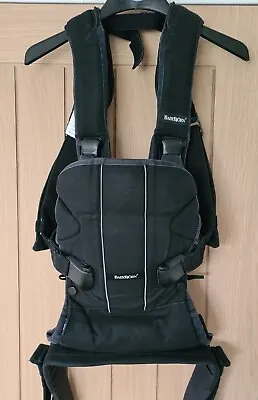 Baby Bjorn Baby Carrier One Black Cotton Mix In Good Used Condition • £49.99