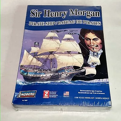 2006 Lindberg Sir Henry Morgan Pirate Ship 1:160 Scale Model Kit NEW SEALED • $39.99
