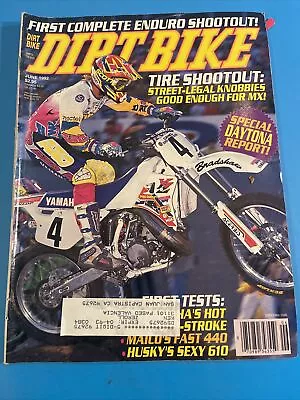 Dirt Bike Magazine June 1992-husqvarna 610-maico Gs 440 • $24.95