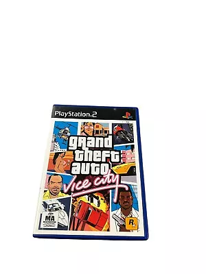 Grand Theft Auto GTA Vice City PS2 PlayStation 2 Game Complete Map Manual • $20