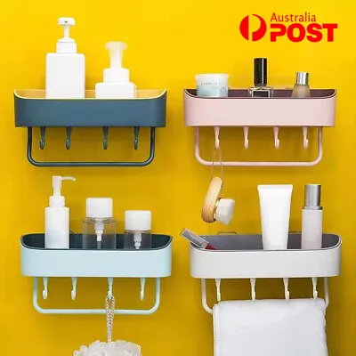 Bathroom Corner Shower Shelf Shampoo Soap Holder Rack Storage Organiser Caddy • $13.82