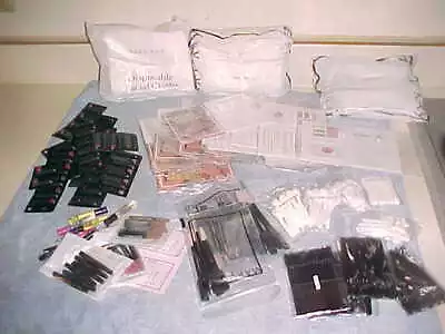 MARY KAY Mixed Lot  -  OLD STOCK   COLOR CARDS  LIPSTICK  PARFUM  APPLICATORS ++ • $24