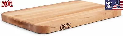 John Boos Maple Wood Edge Grain Reversible Cutting Board 18 X 12 X 1.25 Inches • $58.99