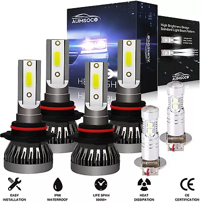 For Mitsubishi Eclipse 1992-1998 1999 6X LED Headlight Bulb High Low + Fog Light • $35.99