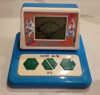Vintage 80s Battery Operated Table Top Arcade BASEBALL Video Game WORKING • $39.99