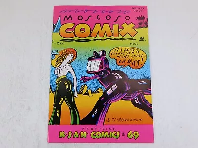 MOSCOSO COMIX #1 NM- 9.2 Underground Comic- Collected Victor Moscoso Comix- Rare • $115