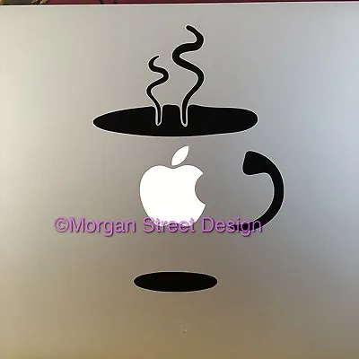 Coffee Mug Vinyl Decal Sticker Skin For Apple MacBook Pro Air Mac 11/13/15  • $3.49