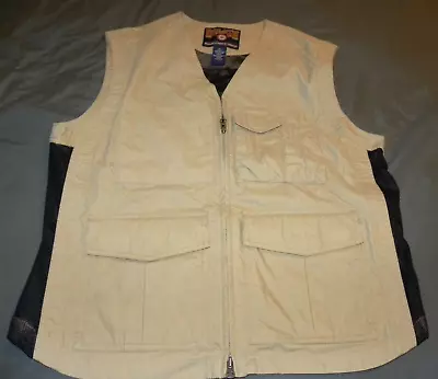 Mens DULUTH TRADING CO Cotton Nylon Utility/Fishing/Hunting/Cargo Vest Size M • $21.99