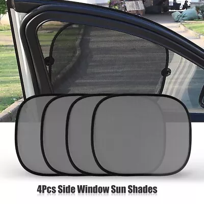 Car Window Sun Shade Visor Screen Protector Kids Rear Side Blind Black • $8.90