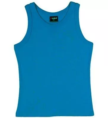 $5 • Buy Ladies Tank Top Sleeveless Cotton Singlets Rib Women | SHONA