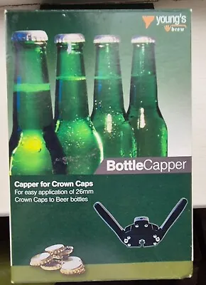Young's Beer Bottle Capper-Homebrew-Beer Making FREE POST • £13.99