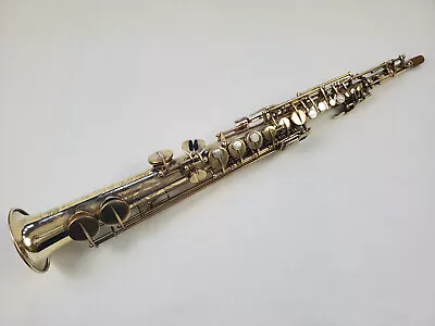 Vintage SELMER Soprano Saxophone - ORIGINAL Gold Plated - RARE!!! • $5495