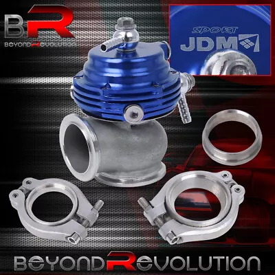 38mm Blue Aluminum Top Steel Turbo External Waste Gate Manifold V-Band Compact • $36.99