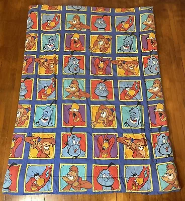 Vintage Disney Aladdin Double Sided Twin Comforter 82x60 Blanket • $30