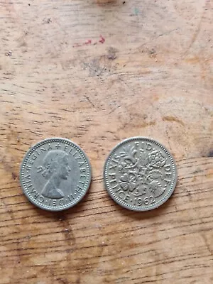 Lucky Silver Sixpences 1962 • £1