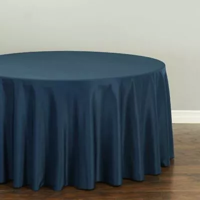 1 Or 10 Pcs 120 In. Round Polyester Tablecloth 30 Colors! Wedding Party Event • $14.98