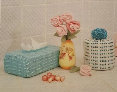 £2.99 • Buy Knitting Pattern For Tissue Box & Toilet Roll Cover
