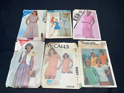 Lot Of 6  Vintage Patterns   (d3) • $8.90