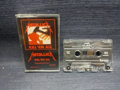 METALLICA KILL 'EM ALL Cassette Tape 1983 MRIT 069 Speed Metal Thrash Rare • $45