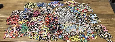 Approx 800 Mixed PVC Shoe Charm Lot Different Fit For Croc Jibbitz Wristbands • $100