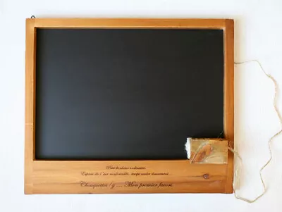 Vintage Style Wood Chalk Board Blackboard Memo Message Board (On Sale) • $23