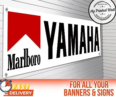 Yamaha Marlboro Banner For Workshop Garage Man Cave Etc LARGE • $33.59