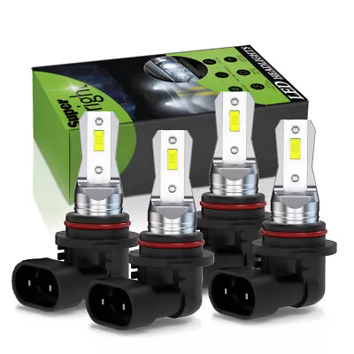 9005 9006 LED Headlight Bulbs Kit For Honda Civic EX Sedan 4-Door 1.8L 2004-2015 • $22.99