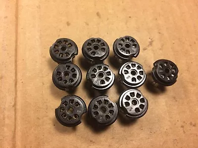 $15 • Buy Lot Of 10 NOS Sylvania 7 Pin Black Vacuum Tube Sockets New For Ham Radio
