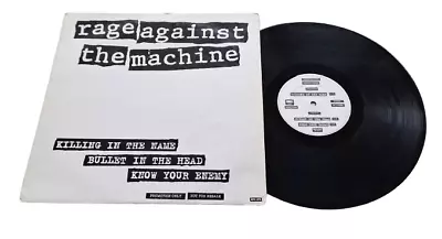 Rage Against The Machine 1992 Killing In The Name 12  PROMO Punk Metal  Vinyl • £14.99