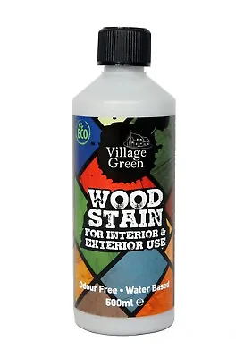 Water Based Wood Stain For Interior & Exterior Eco ~ Village Green READY TO USE • £69.95