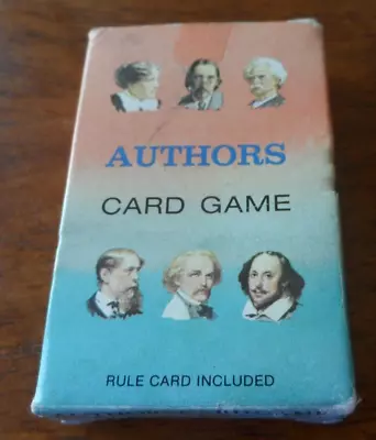 Vintage Authors Card Game By Us Game Systems. Complete. See Pics X28 • $19.99