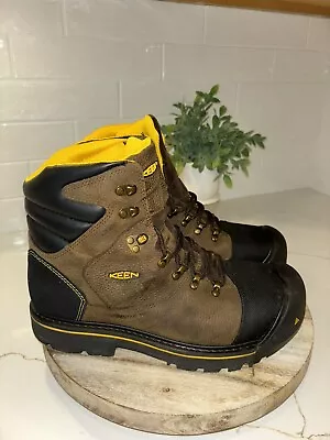 Men's KEEN Milwaukee 6  (Steel Toe) Boots Size 12EE- Worn Less Than A Week-NICE • $100