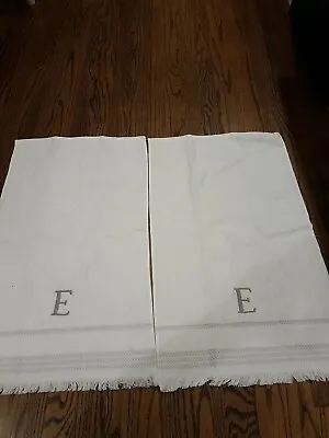 Hand Towels Set Of 2 Monogram With The Letter  E  By SKL Home • $14.07