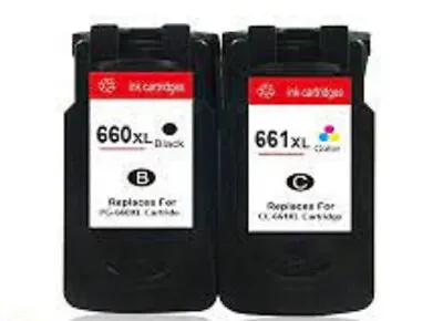 $12 • Buy Generic PG660 XL CL661 Ink For Canon TR7060 TS5360 TS5365 TR7060a TS5360a