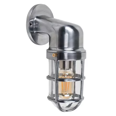 Indoor / Outdoor Wall Light Fitting Garden Path Lantern LED Bulb IP44 Lights • £26.39