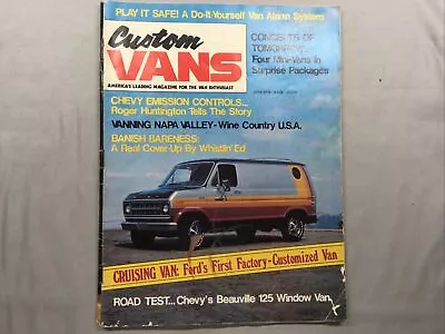 Vintage CUSTOM VANS Magazine JUNE 1976 Van Culture • $19.98