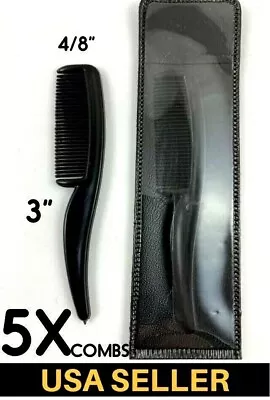 Small Mini Travel Pocket Eyelash Comb Mustache Moustache & Eyebrow Comb 5 Pieces • $7.99