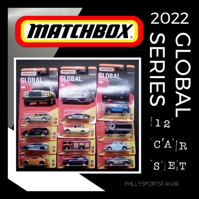 $25 • Buy 2022 MATCHBOX GLOBAL SERIES FULL SET 12 Cars Porsche Audi VW Mercedes BMW New