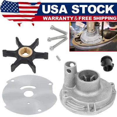 Water Pump Impeller Kit For Johnson Evinrude OMC BRP 10 15 18 20 25 HP Housing • $46.95