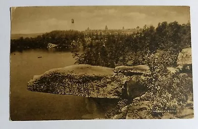 Vtg Postcard New York NY Lake Minnewaska Cliff House Ulster County Table Rock • $12.99