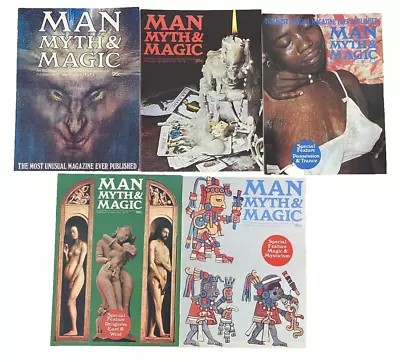 Man Myth & Magic Magazines Vintage 1974 Part 1 4 - 7 Illustrated • $26.98