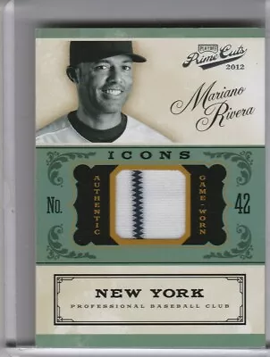 2012 Playoff Prime Cuts #16 Mariano Rivera Jersey New York Yankees 4/99 3249 • $22.36
