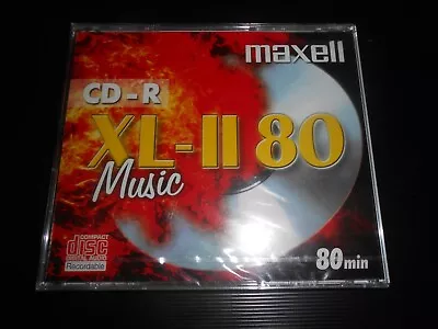 £2.99 • Buy Maxell *NEW/SEALED* Blank Recordable CD-R XL-II 80 Music Digital Audio CD