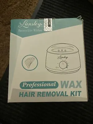 $39.99 • Buy Lansley Wax Warmer Kit Professional Wax Hair Removal Kit For Face & Body