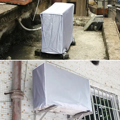 $13.59 • Buy Outdoor Air Conditioner Cover Protector Anti-Dust Anti-Snow Sunproof Waterproof.