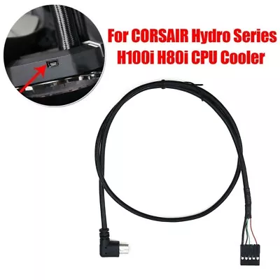 And Premium USB Interface Cable For CORSAIR H80i H100i H110i H115i CPU Cooler • £8.08